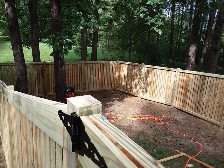 Wood Fence Installation in Knollwood, Burlington, NC